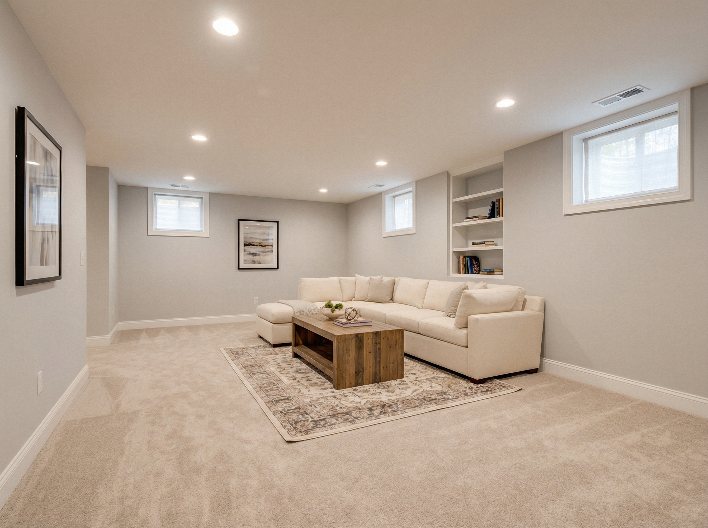 Basement water damage restoration in McLean, Virginia